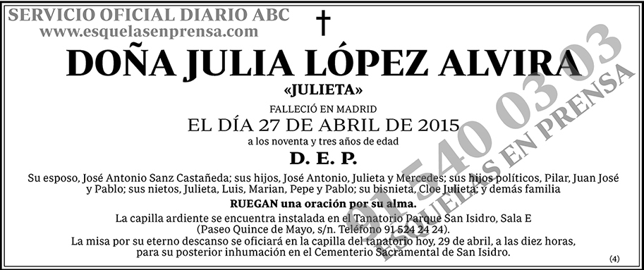 Julia López Alvira